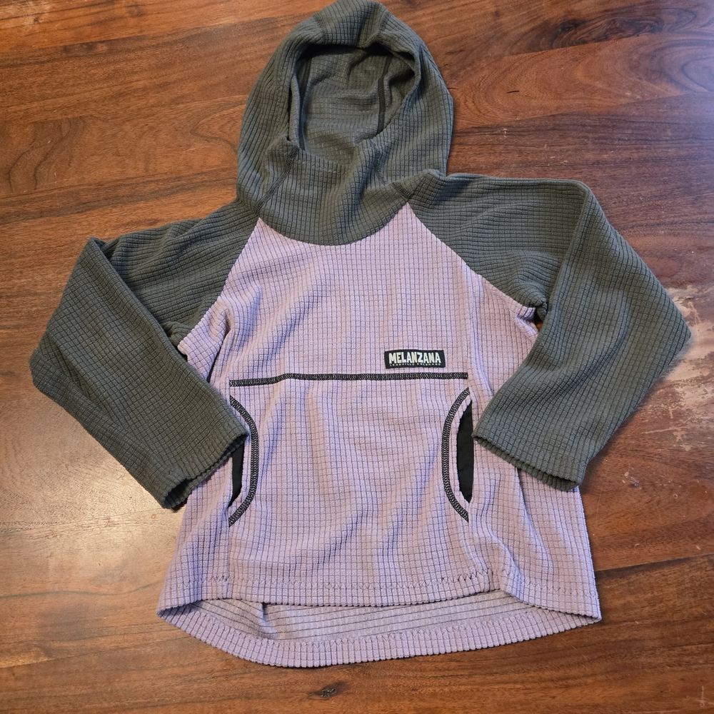 Melanzana Kids Jacket in Purple and Gray